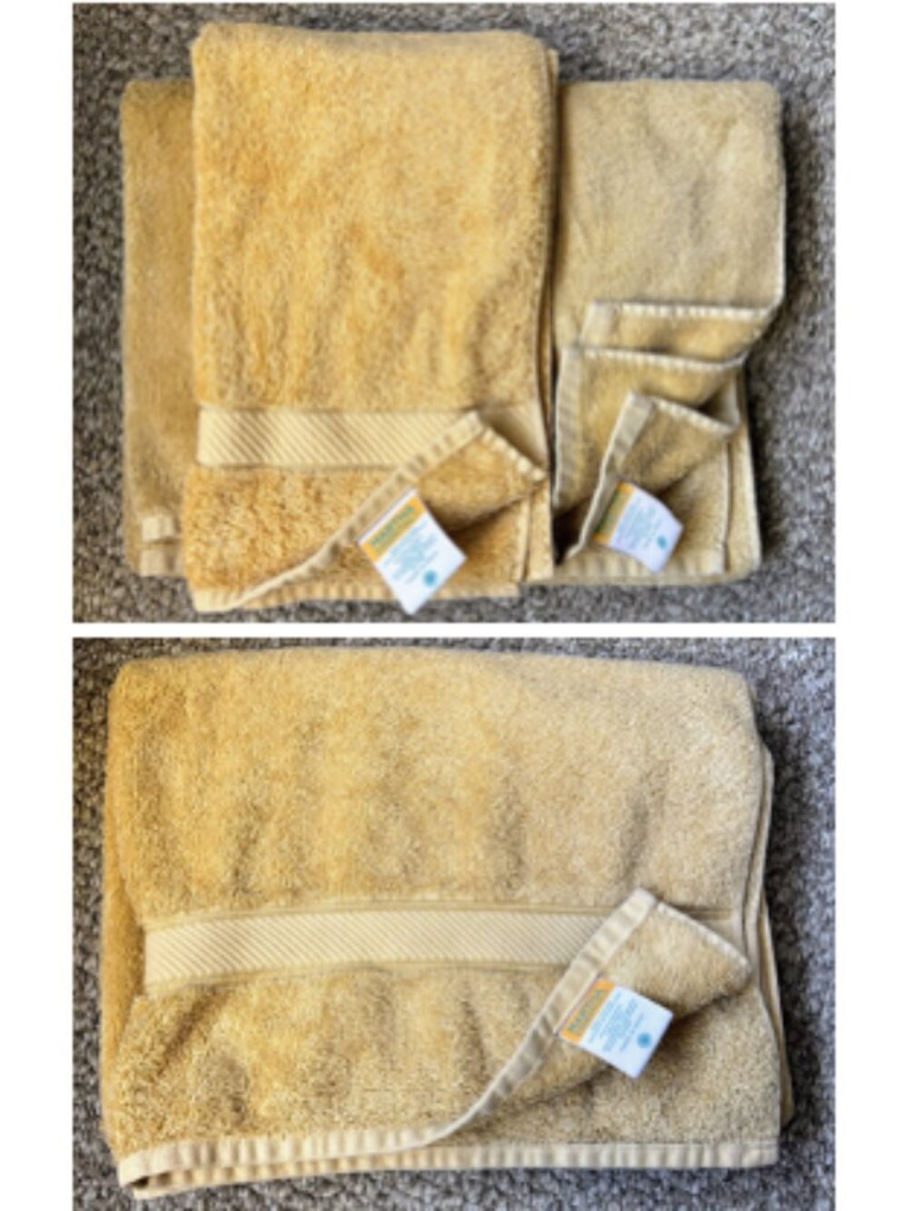 Martha Stewart Essentials 2-Piece Towel Set in Yellow